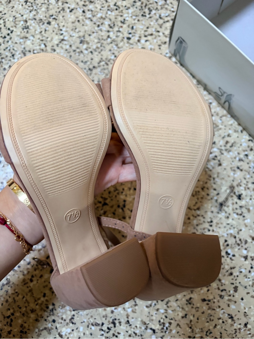 a new day Tan Suede Open-Toe Ankle-Strap Heels - Picture 2 of 2
